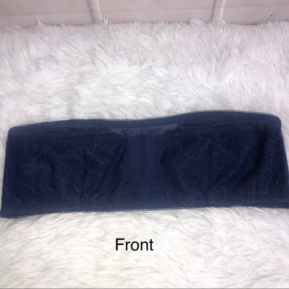 Intimately Free People Blue Malinda Bandeau Bra - Picture 5 of 12